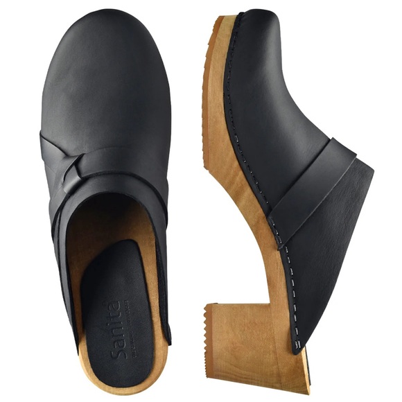 Sanita Manuella Leather Clogs (38, 39) - Picture 1 of 7